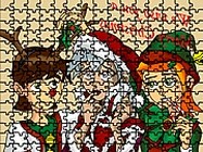 Ben 10 christmas puzzle ingyen játék