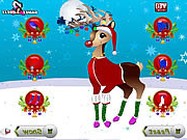 Christmas reindeer dress up mikulásos játékok