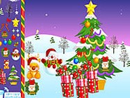 Christmas snow world decoration online mikulásos játék