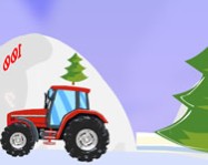 Christmas tractor race ingyen játék